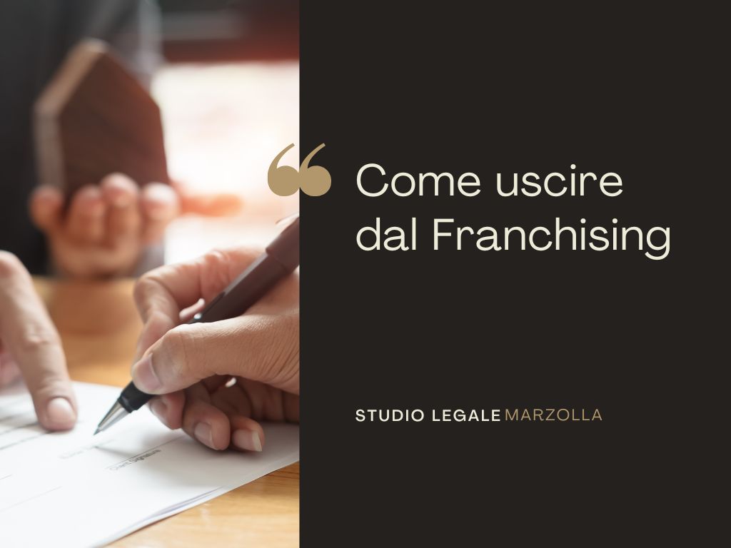 uscire franchising
