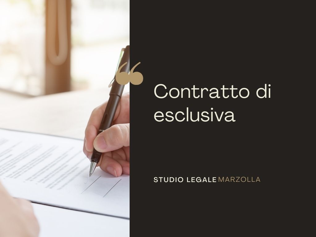 Contratto di esclusiva