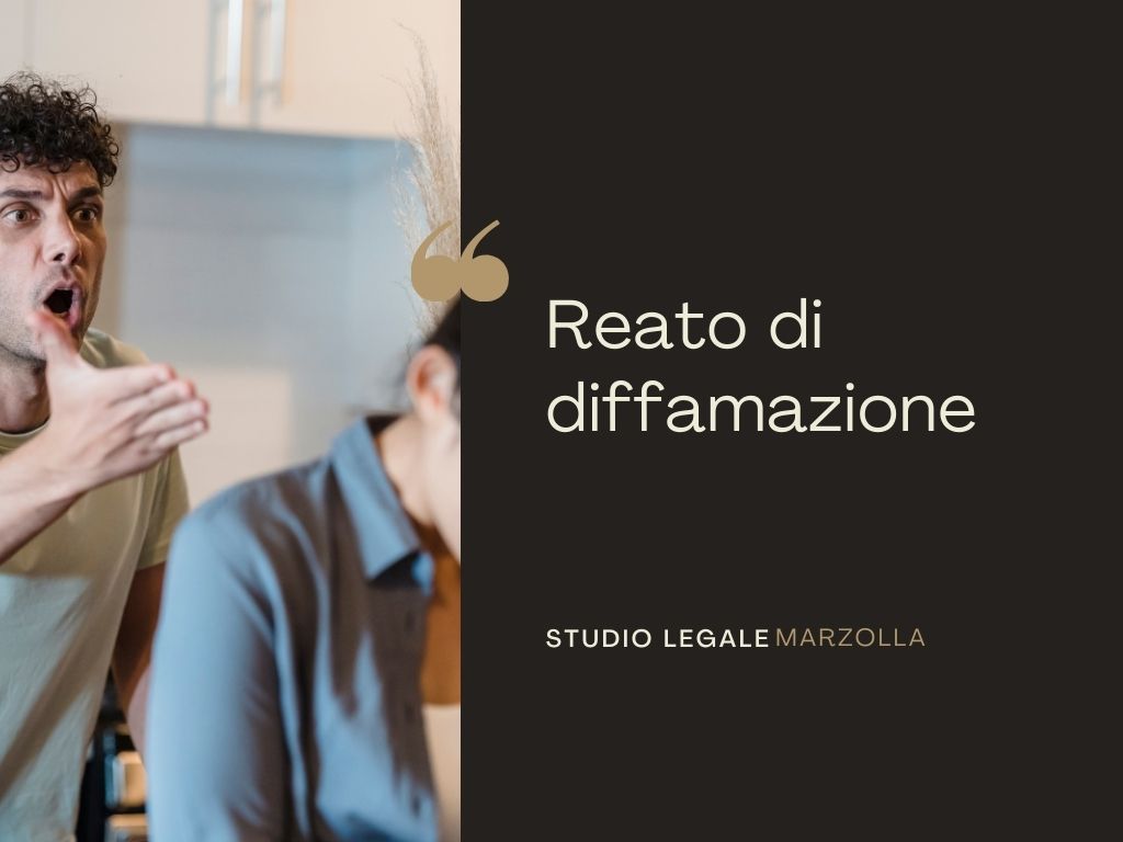 Reato di diffamazione